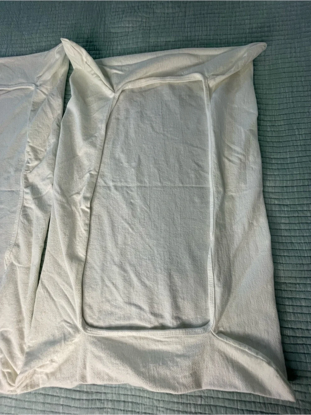 Vtg Domestic Fabrics Made in USA 100% Cotton Thick Waffle Fitted Bassinet Sheets